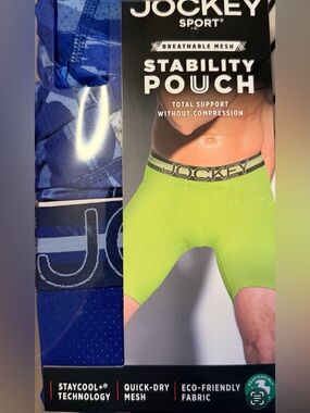 Jockey Men's Stability Pouch Boxer Briefs - 2 pair
